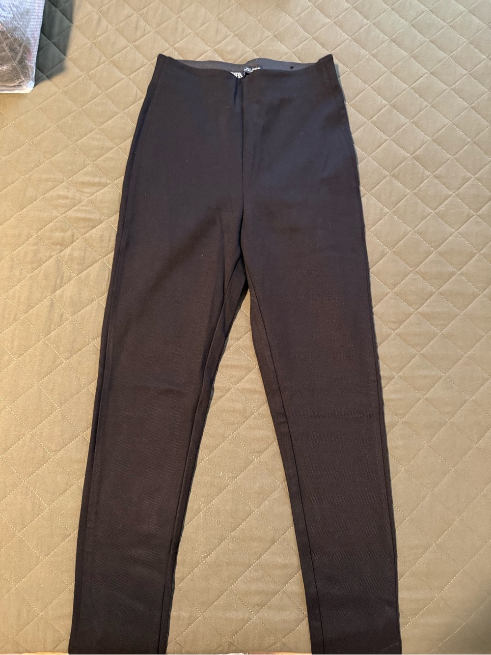 Zara Slim Black High-Waist Skinny Pants